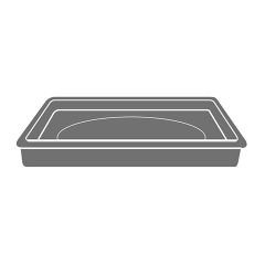 シャープ　オーブンレンジ用　角皿（金属製）（350 416 0186）
