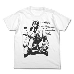 銀魂　バイクと銀さんTシャツ/WHITE-XL