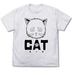 銀魂　猫になった銀さん Tシャツ/ASH-XL
