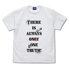 名探偵コナン　真実はいつも一つメッセージ Tシャツ Ver.2.0/WHITE-XL