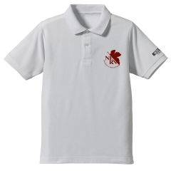 EVANGELION　NERV 刺繍ポロシャツ/WHITE-S