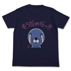 ぼのぼの　もうだめだーTシャツ/NAVY-L