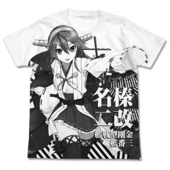 艦隊これくしょん -艦これ-　榛名改二オールプリントTシャツ/WHITE-XL