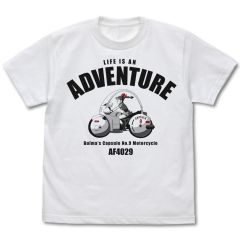 ドラゴンボール　ブルマのバイク Tシャツ/WHITE-XL