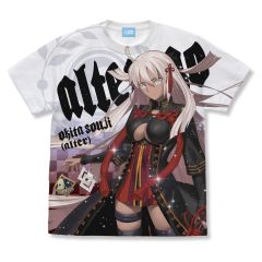 Fate/Grand Order　アルターエゴ/沖田総司〔オルタ〕 フルグラフィックTシャツ　WHITE-M