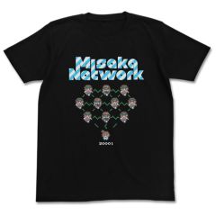 とある魔術の禁書目録II　ミサカネットワークTシャツ/BLACK-XL