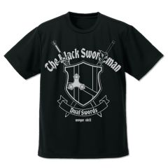ソードアート・オンライン　黒の剣士ドライTシャツ/BLACK-XL