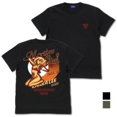 マクロスF　ノーズアートランカ Tシャツ/BLACK-XL