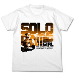 『ゆるキャン△』　ソロキャンガール Tシャツ/WHITE-XL