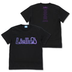 ラブライブ！スーパースター!!　Liella! ネオンサインロゴ Tシャツ/BLACK-XL