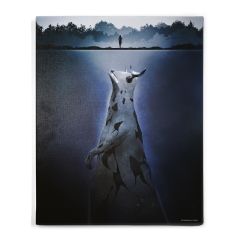 ウルトラセブン　ウルトラセブンアート F6キャンバスアート 湖のひみつ