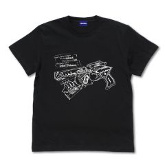 PSYCHO-PASS サイコパス　ドミネーター 蓄光Tシャツ/BLACK-XL
