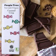 「People Tree」  フェアトレードチョコレート(オーガニック カラメルクリスプ)