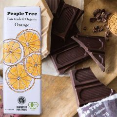 「People Tree」  フェアトレードチョコレート(オーガニック オレンジ)