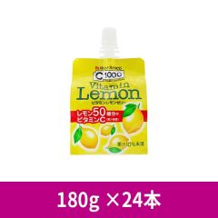 【ケース】 ハウスWF C1000ビタミンレモン ゼリー 180g ×24