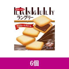 【C】イトウ製菓 ラングリー チョコレートクリーム 12枚 ×6