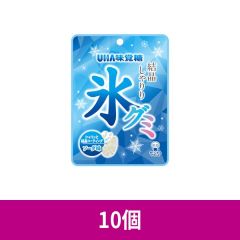 味覚糖 氷グミ ソーダ味 40g ×10