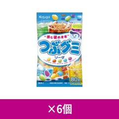 春日井製菓 つぶグミ ソーダ 80g ×6