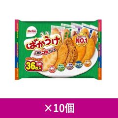 【ケース】 栗山米菓 ばかうけアソート 36枚入