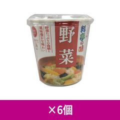 マルコメ 料亭の味 野菜 カップ ×6