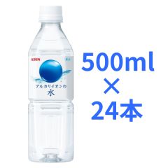 アルカリイオンの水 PET 500ml×24本