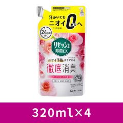 リセッシュ除菌ＥＸガーデンローズの香り詰替３２０ml×4