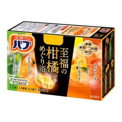 バブ　至福の柑橘めぐり浴　４０gＸ１２錠入