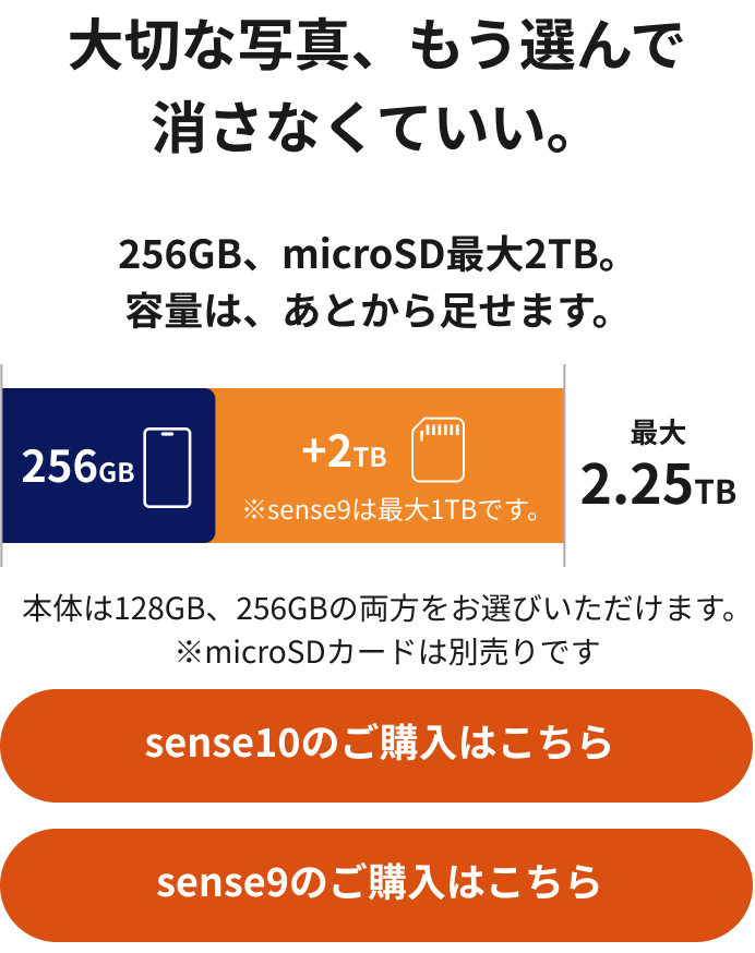 大切な写真、もう選んで消さなくていい。