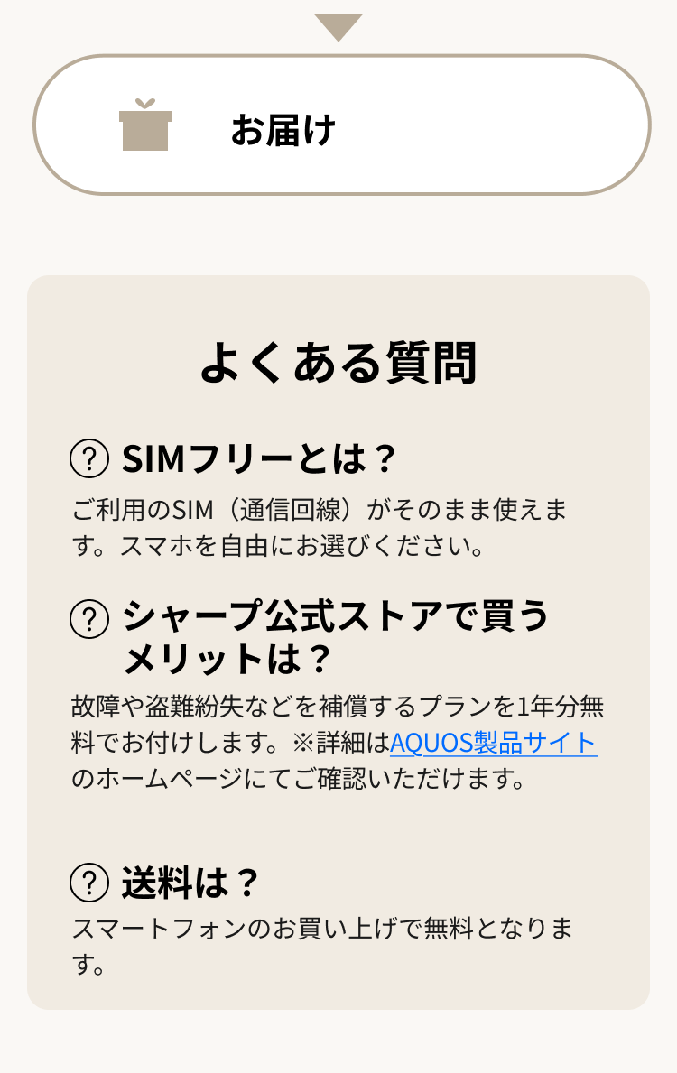 購入フロー + よくあるご質問