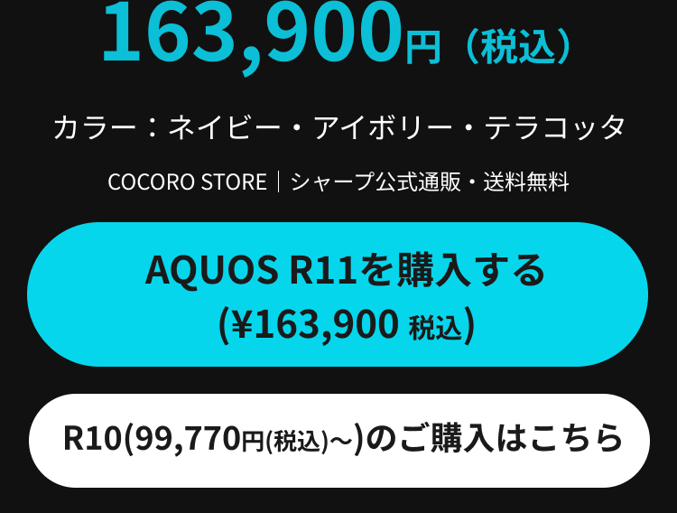 夏でも止まらない AQUOS最新フラッグシップを手に入れる。クロージング