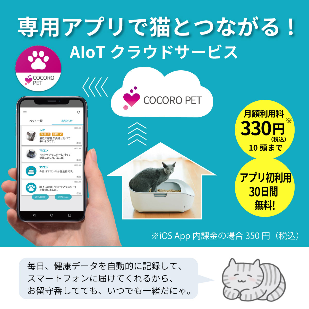 シャープ公式通販】 猫用システムトイレ型「ペットケアモニター」 ｜COCORO STORE（ココロストア）