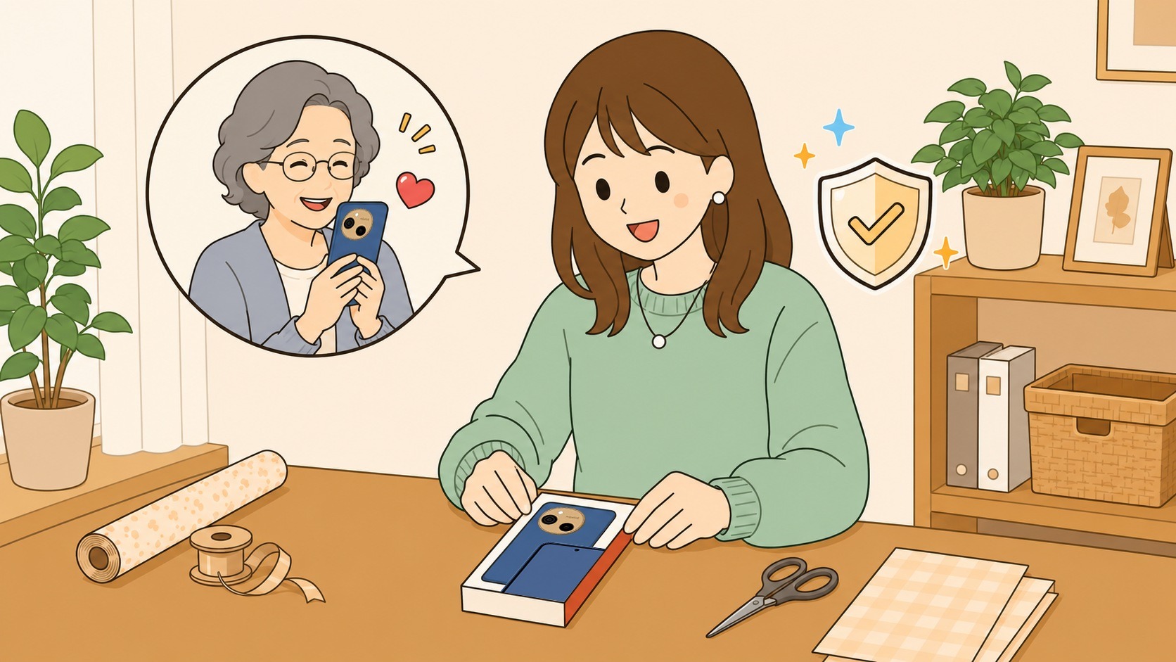 安心して贈れるスマホギフト