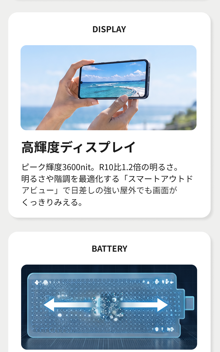 負荷に負けない、排熱設計。