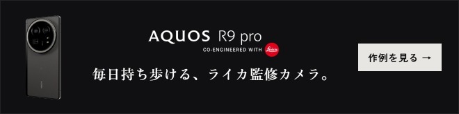 AQUOS R9pro モノクロ写真の世界