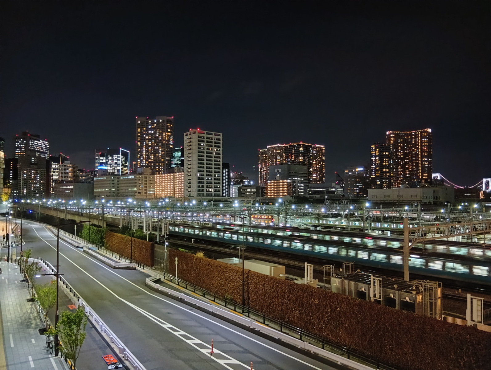 AQUOS wish6で撮影した夜景